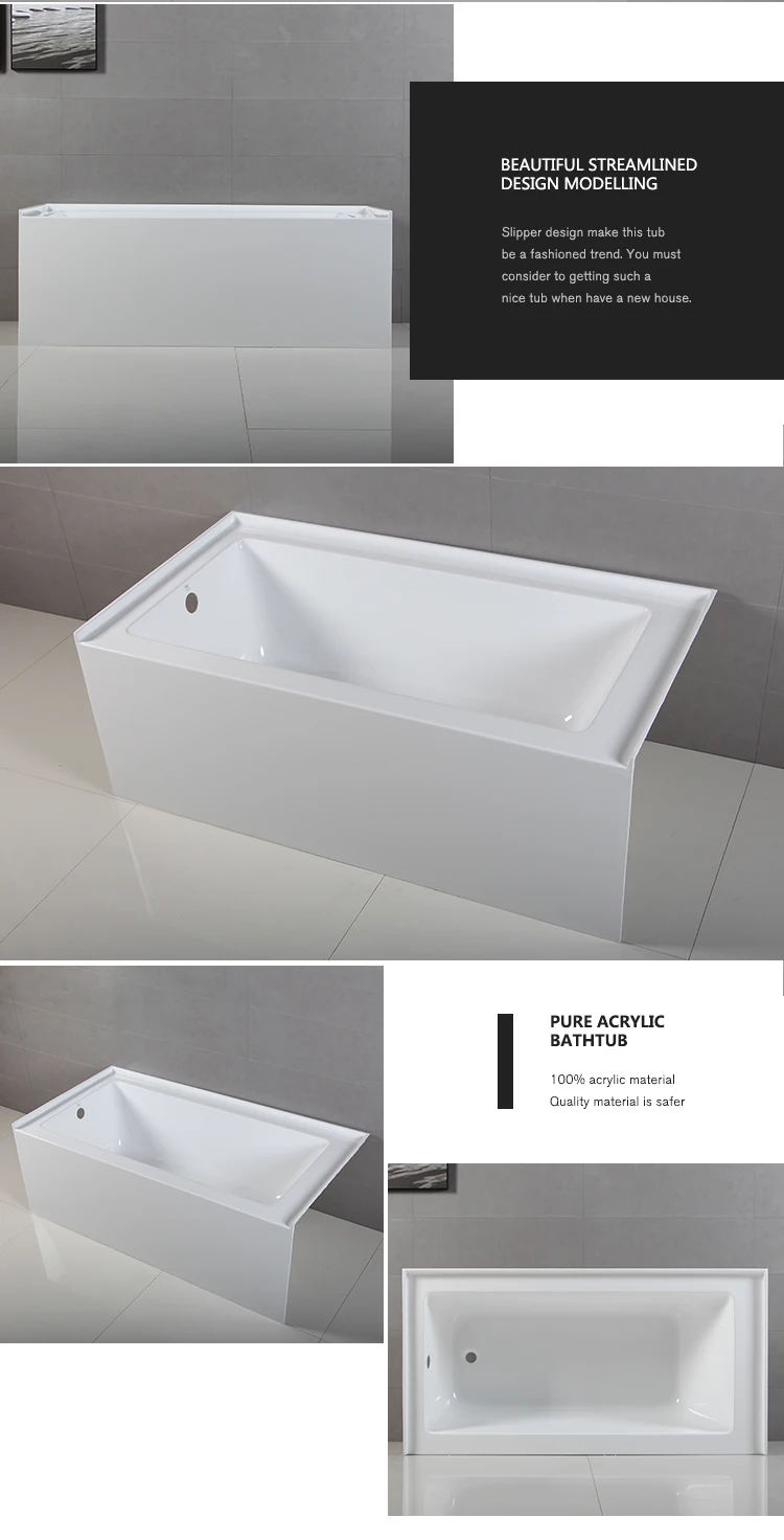 Standard Collection 60x30 Inch Integral Apron Bathtub American