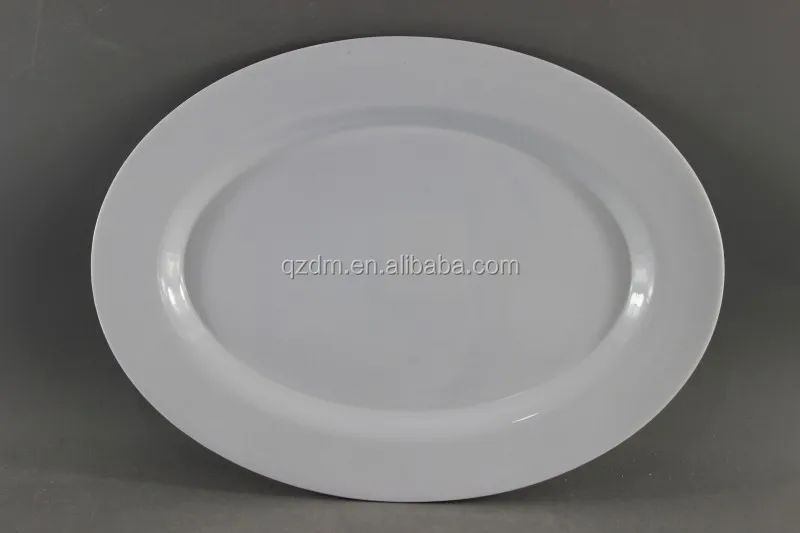 13.5" White Melamine dinner plate ,Melamine Unbreakable Dish