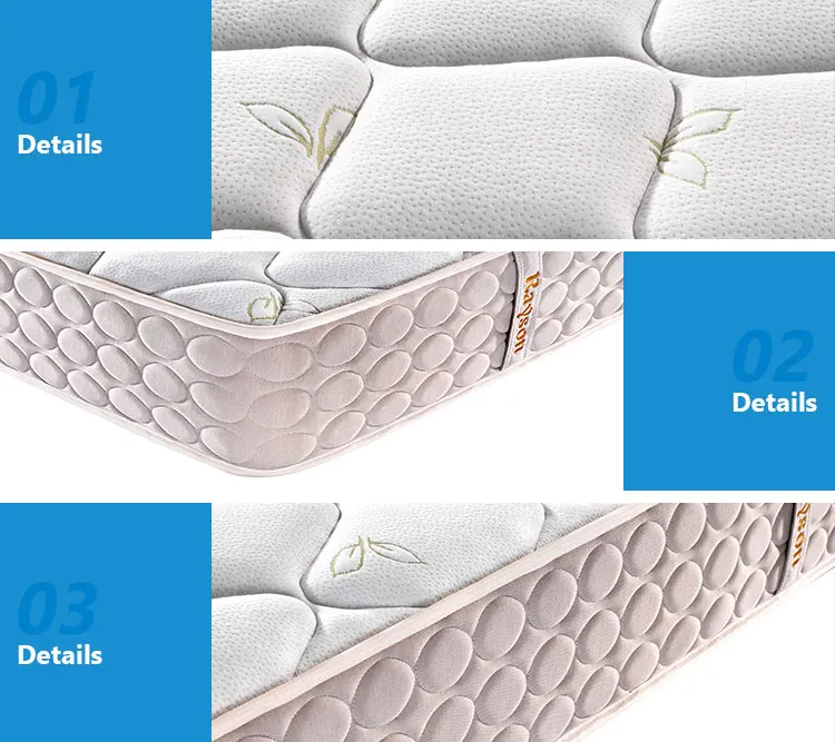 Chinese Supplier Uae Latex Raw Material 5 Zone Pocket Spring Mattress