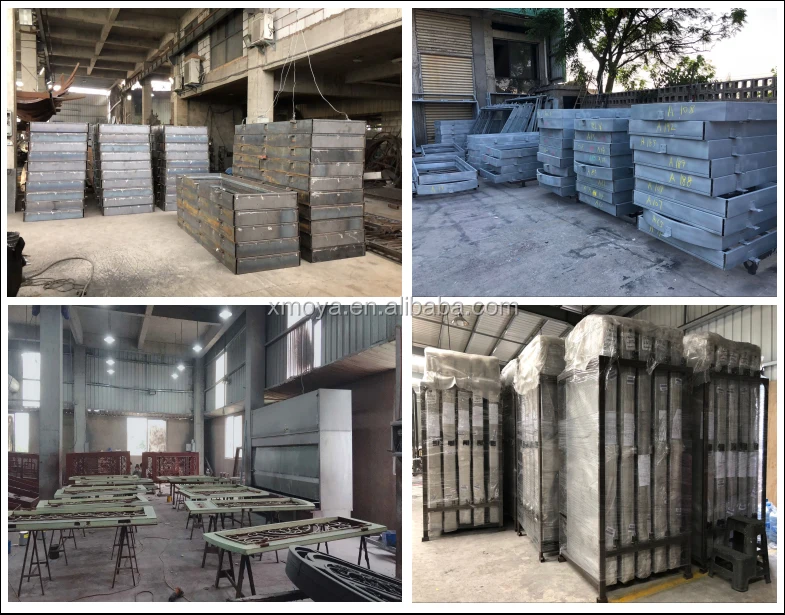 Wholesale Price New Iron Grill Window Door Designs