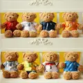 2016 Free shipping World Cup fans souvenir teddy bear plush toys wear clothes Bear doll football
