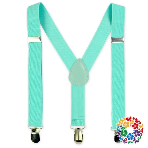 Hot Fashion Solid Color Toddler Suspenders Cheap Kids Suspender With