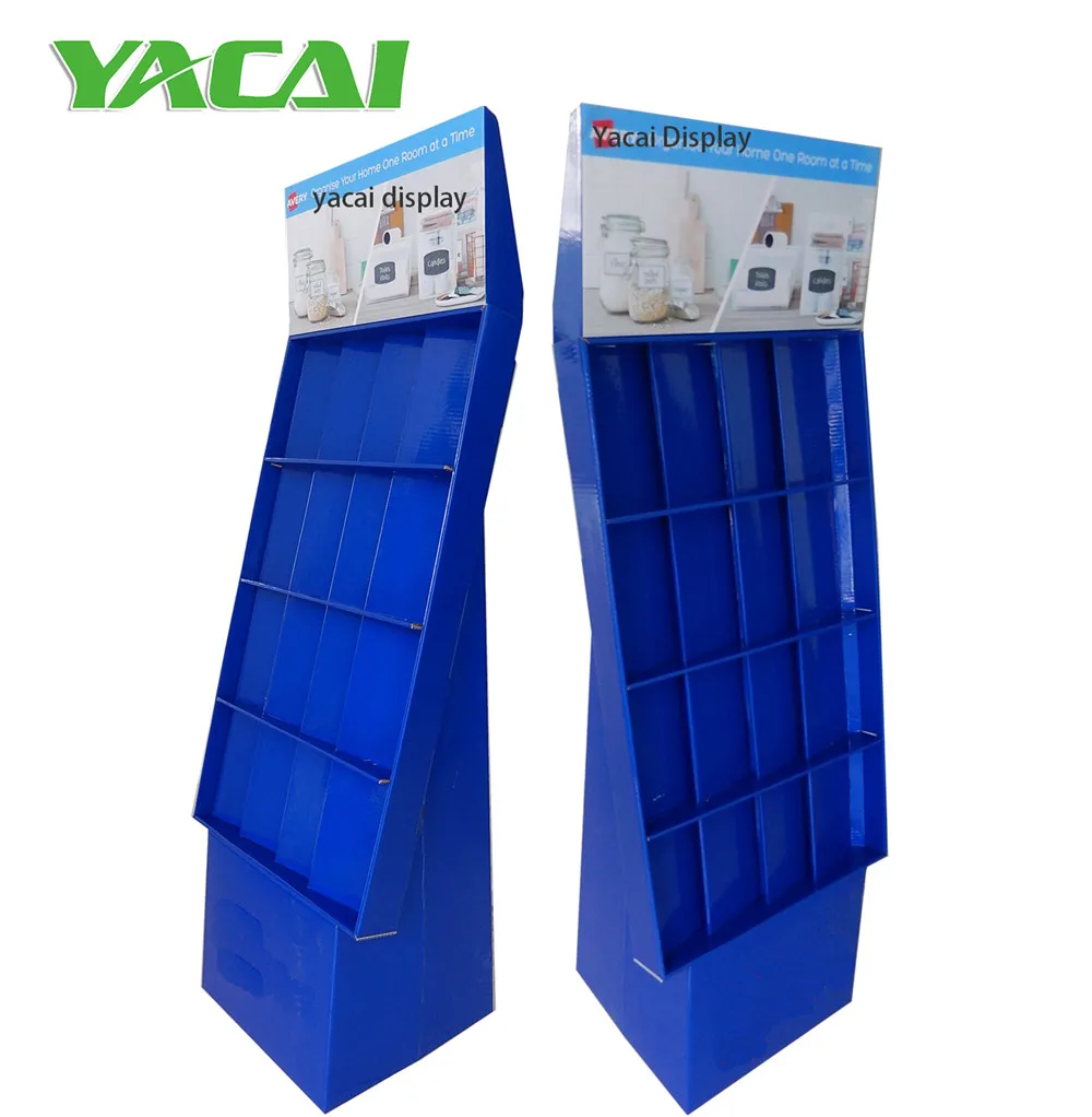 Custom Cardboard Display Stands Carton Floor Display Rack ...