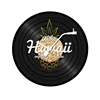 Pineapple disc style wall decorative glass clock for home decor
