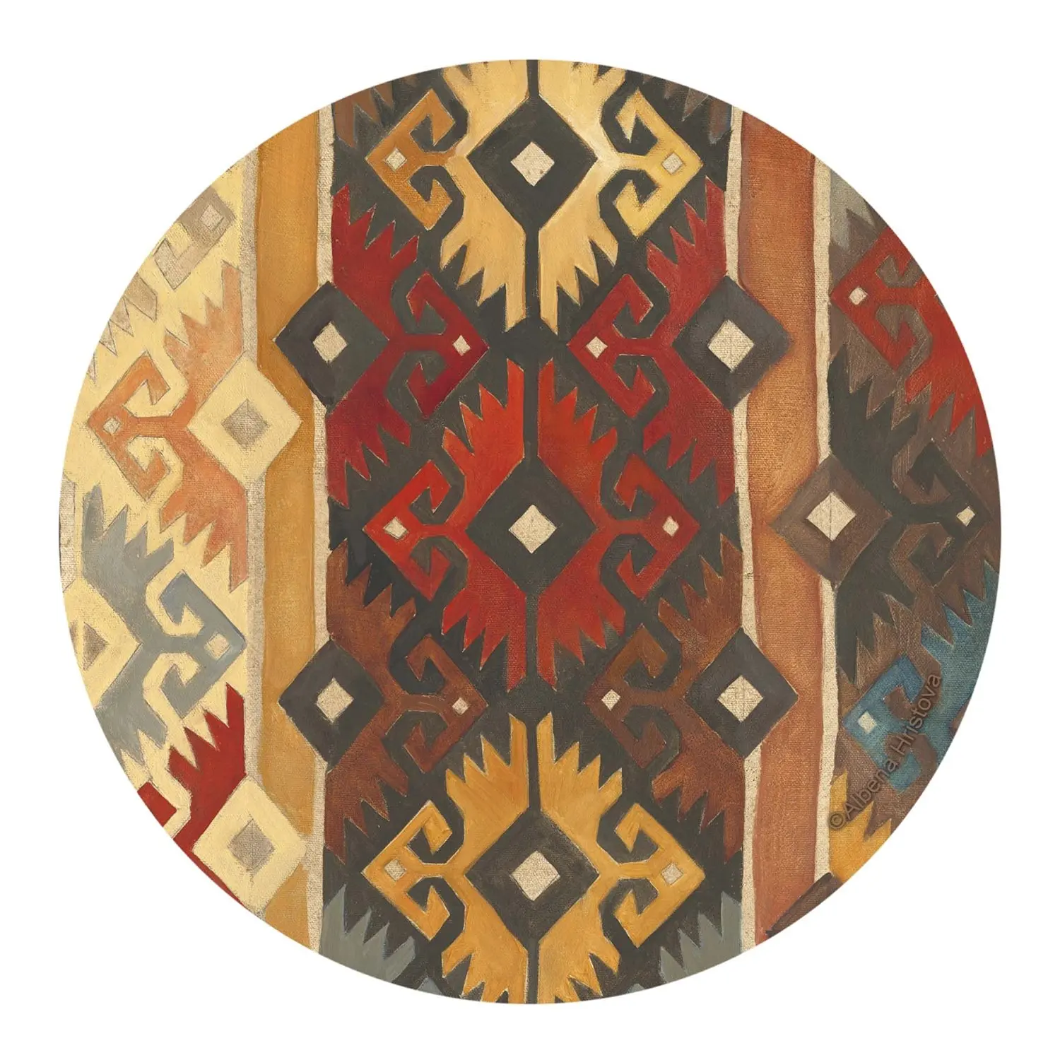 Thirstystone Drink Coaster Set, Southwest Pattern I