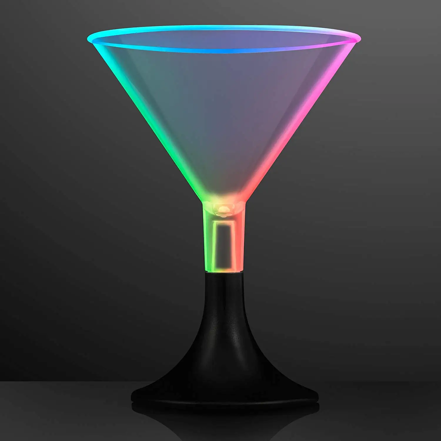 led martini glasses