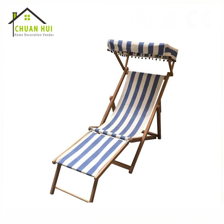 deck chair with umbrella
