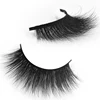 Clear band siberian 3d mink strip eyelash custom packaging mink lashes