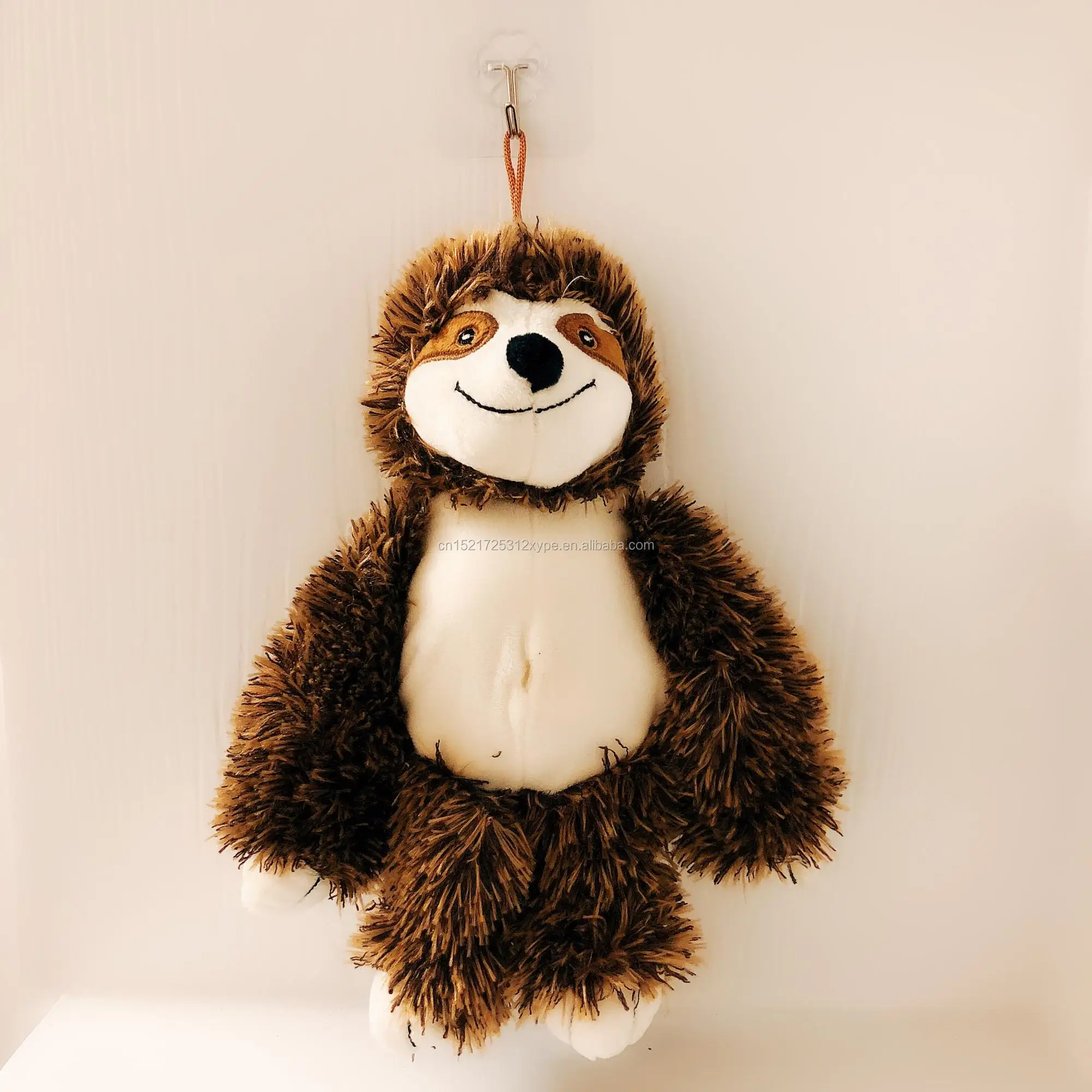 plush sloth dog toy