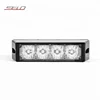 Professional 12W Warning Grille headLights Amber Strobe Led Ambulance light for Emergency Vehicles