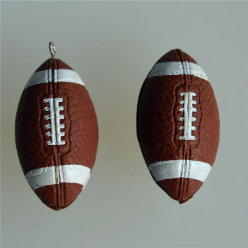 Pu Rugby Key Chain Pu Foam Football Keychain Rugby Stress Ball Key Ring