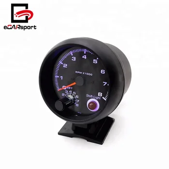 0 8000 Rpm Gauge Tachometer 3 3 4 Black Color With Inter