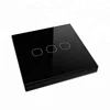 Magic Czarny 1Gang 2Gang 3Gang Black Wireless Remote Touch Switches 433Mhz