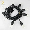 Connectable Garden Party Patio Bistro Market Cafe Hanging Socket Lamp LED Globe outdoor led bulb light strings