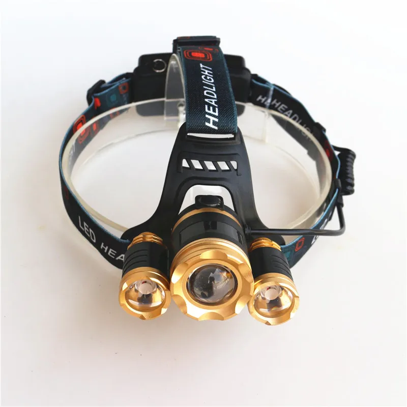 10000lm XML 3T6 Outdoor lighting Rechargeable Led Headlight Lantern ZOOM Headlamp Light +218650 Battery +Car AC Charger +USB 3.jpg