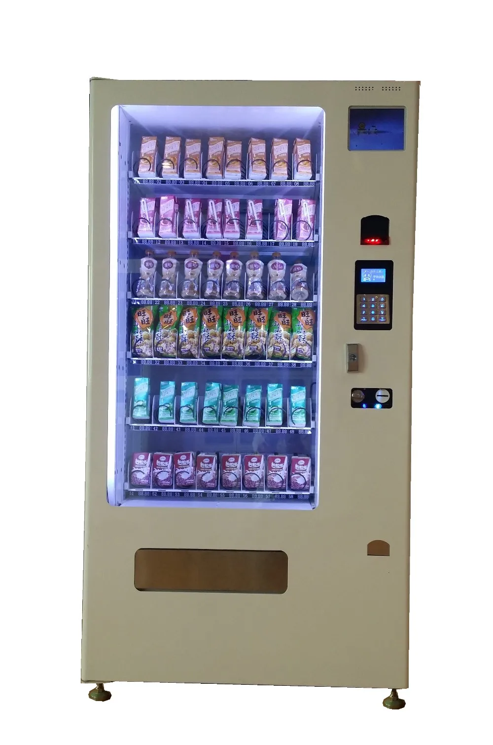 Multi Function Orange Fruit Vending Machine With Wifi Elevator Card