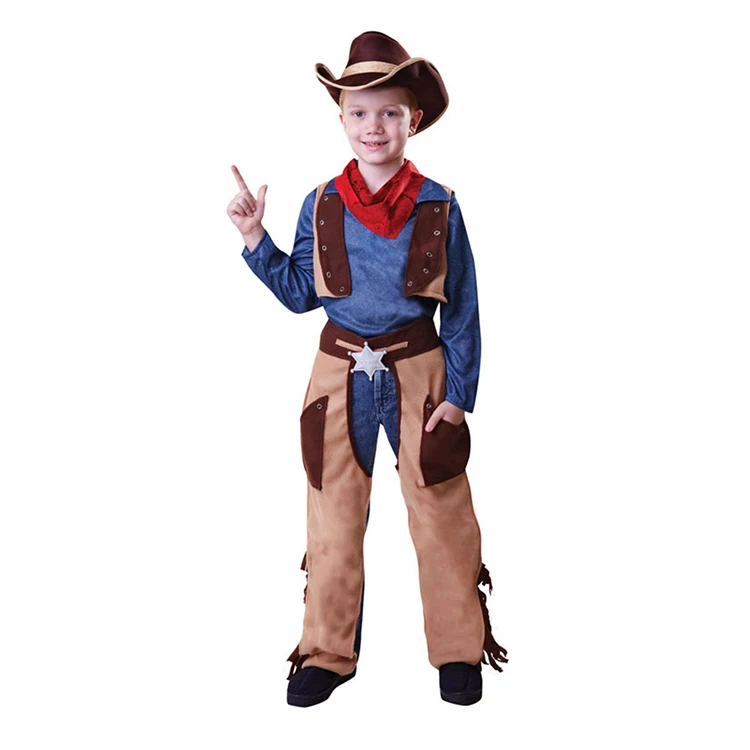 Hot Sale Carnival Party Boys Cowboy Cosplay Costume - Buy Boys Costume ...