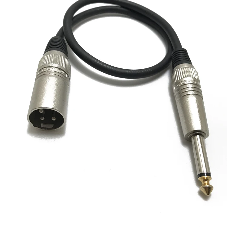 3m Microphone Cable 6.35mm (1/4 Inch) Trs To Xlr 3pin Cable Male To