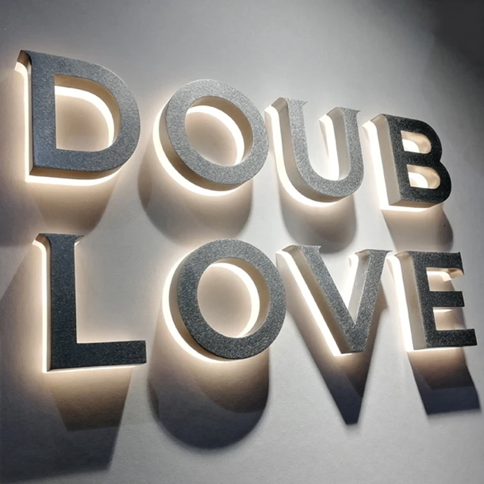 Custom Light Up Outdoor Sign Board 3d Letters Sign Outdoor Light Up