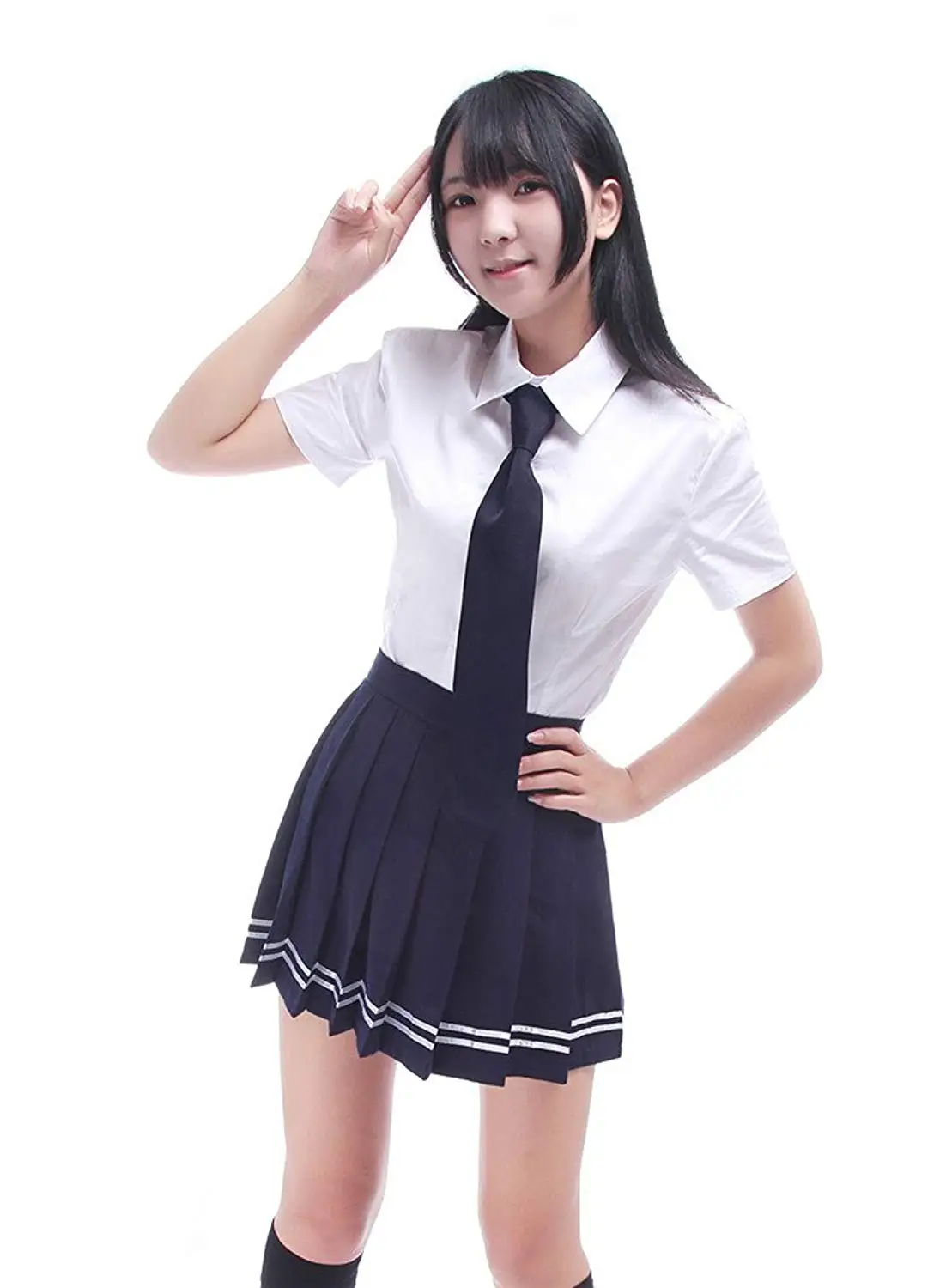 MSemis Girls Classic Pleated School Uniform Skirts Bowknot Scooter with Hidden Shorts 