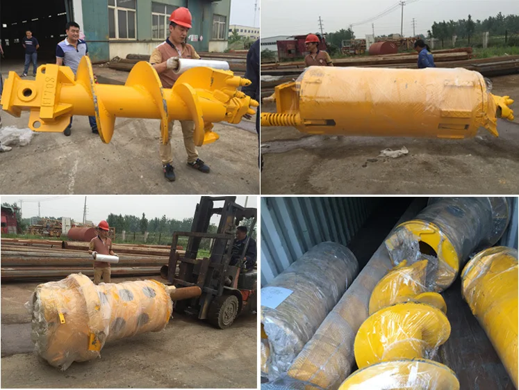 Double cut flat drilling bucket