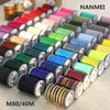 NANMEI Brand Colorful 100% Polyester Cord For Car Interior Stitching