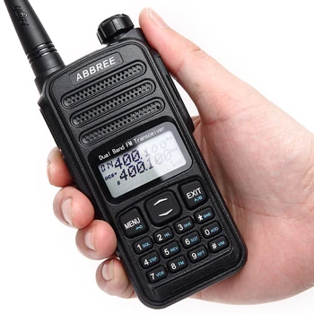 ABBREE AR-52 Duplex Repeater Duplex Work Mode Dual Band 136-174/400-480MHz Dual Receiving 2-PTT Walkie Talkie Two Way Radio