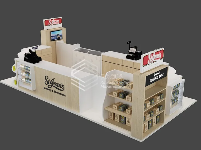 Dubai Coffee Shop Furniture Cafe Counter Design Commercial Customized