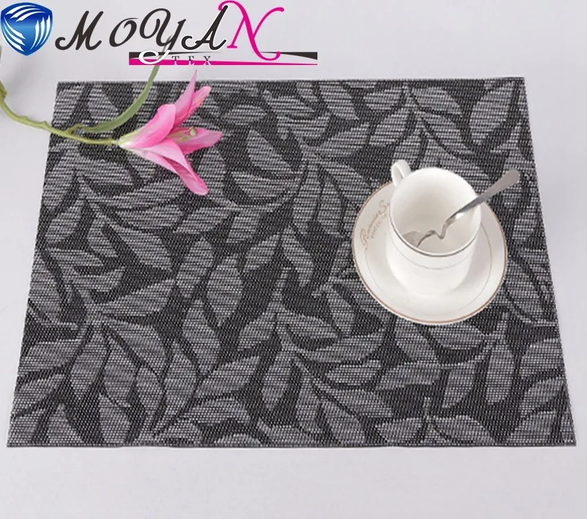 My148 Quilted Black Plastic Placemats Buy Black Placemats,Plastic