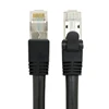 L-CUBIC Hot selling unique design premium quality pure copper Gold Plated Plug double shielded Cat 8 double shielded network