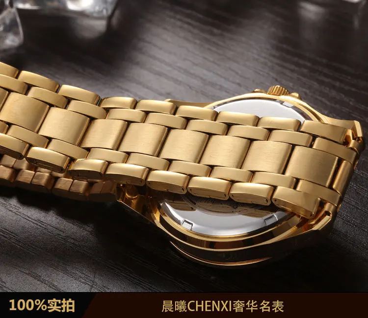 Chenxi 050a Casual Couple Quartz Watch Price Guangzhou Watch Market  Stainless Steel Golden Japan Movt Diamond Quartz Wrist Watch - Buy Quartz  Watch