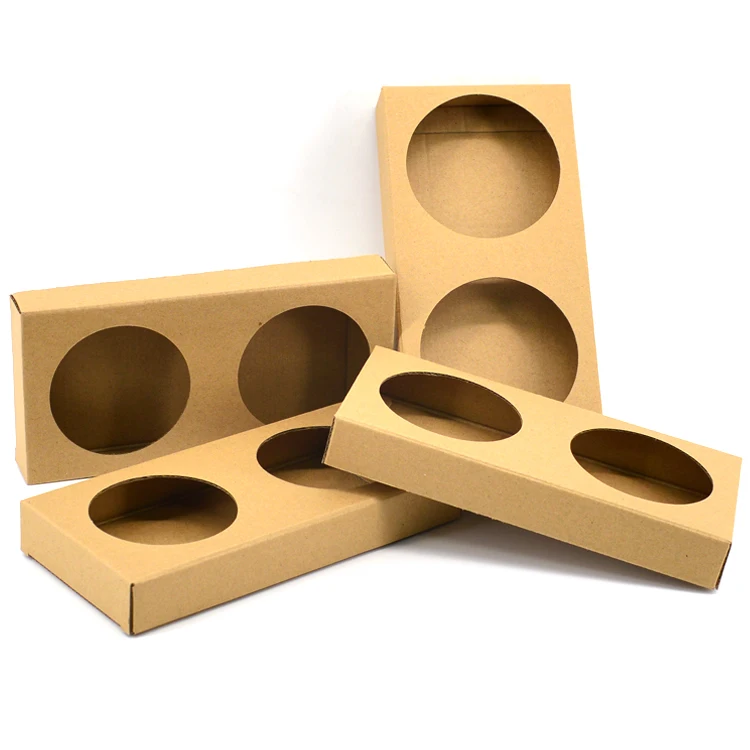 Cheap Cardboard Disposable Coffee Paper Cup Holder Custom Portable