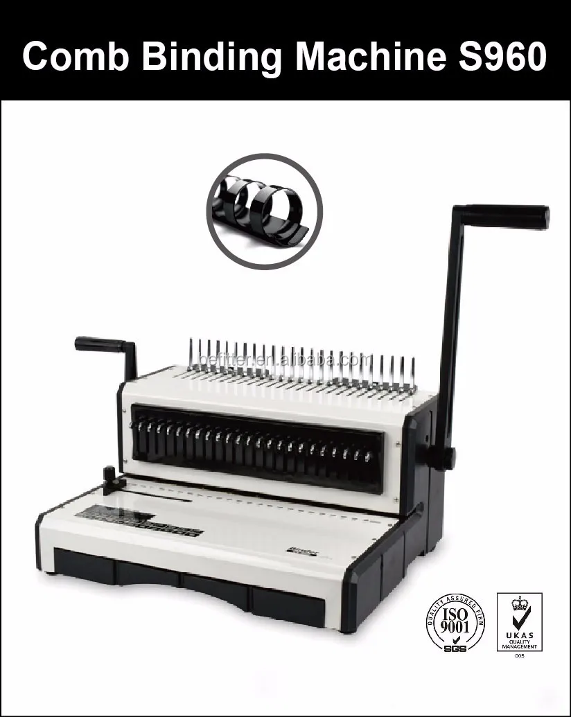 S960 F4 Size Base Heavy Duty Comb Binding Machine Buy Book Binding