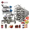 equipment machine to make apple peach plum berry cherry pineapple jam and marmalade making production processing line plant