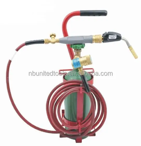 Professional Air Acetylene Torch Kit - 11-Piece Set With Regulator & Multiple Tips