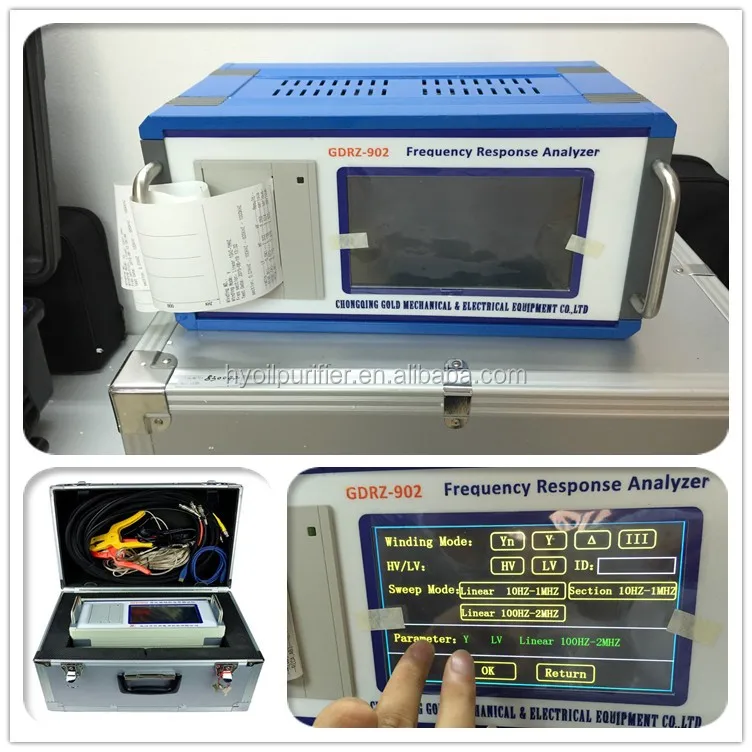 GDRZ-902 Sweep Frequency Response SFR Analyzer Winding Deformation Tester