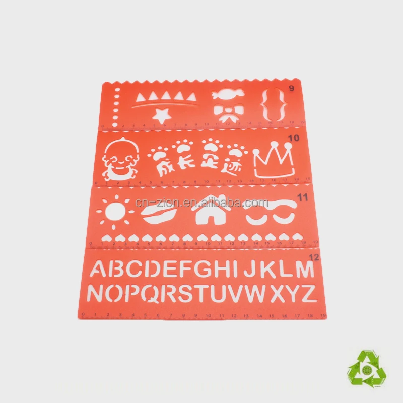 Wholesale alphabet stencils kids With various Stunning Designs 