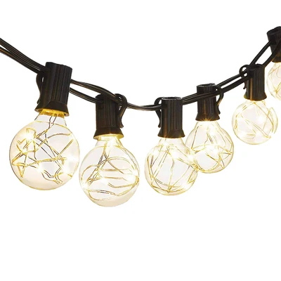 Merry christmas string light led mini copper wire G40  Bulb led christmas decoration light firefly light