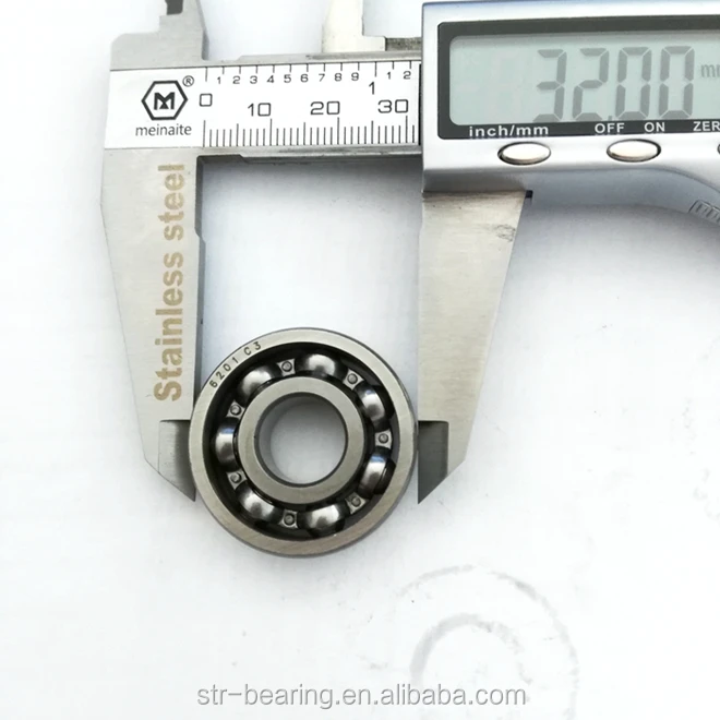 12x32x10 Mm Open Type Cheap Deep Groove Ball Bearings 6201