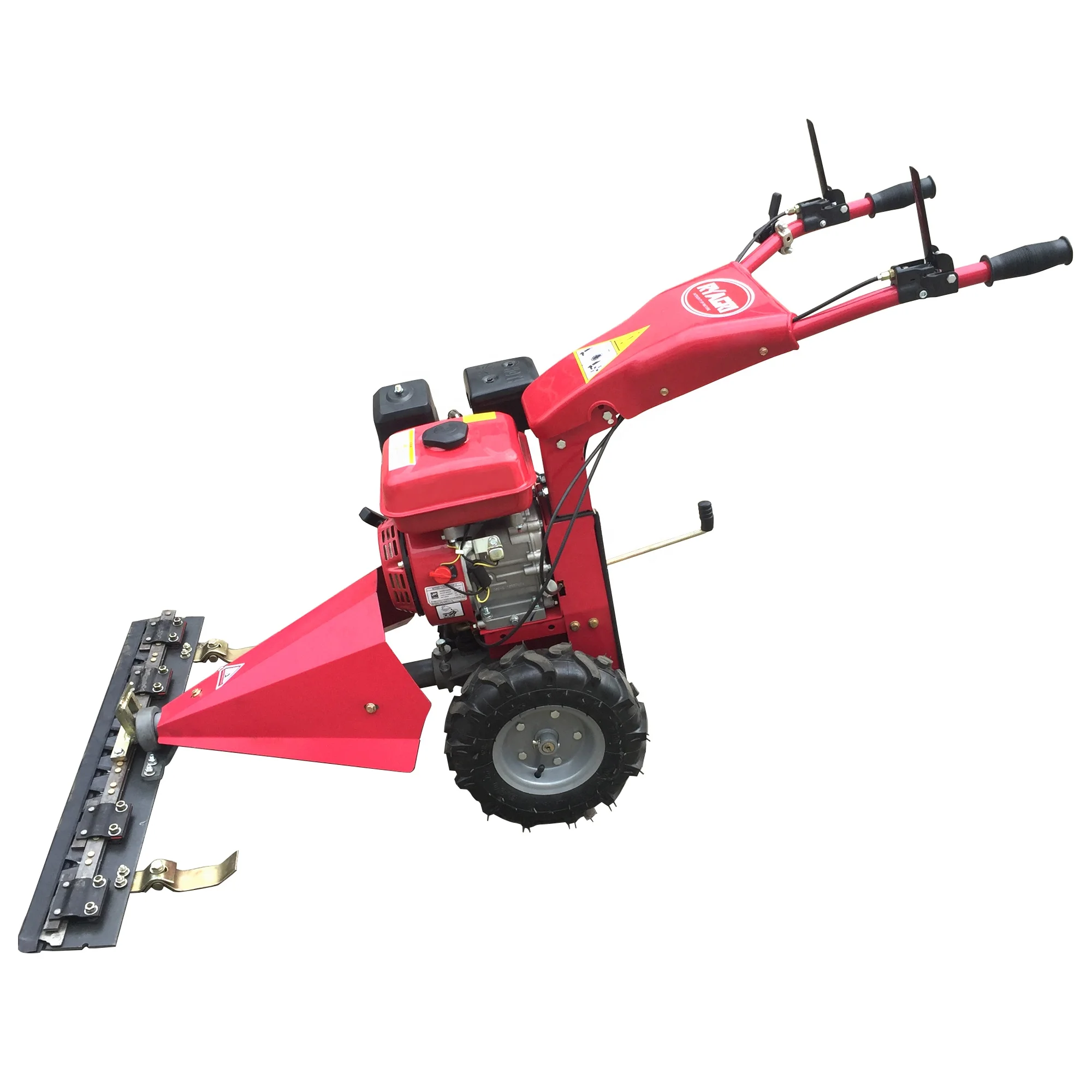 
mini robot zero turn manual lawn mower gasoline grass cutter 