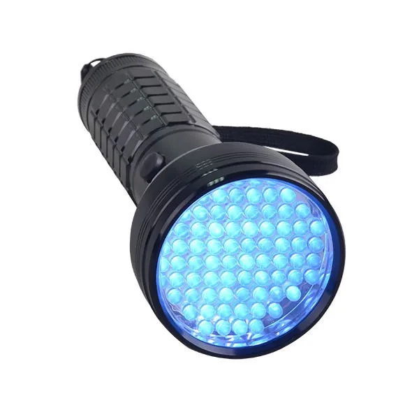 ultra violet 黑光铝 76 led 395nm uv 手电筒手电筒