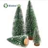 Customized unique artificial snow Christmas tree Ornaments Desk Snow Needle Pine Christmas PVC Decorations Tree