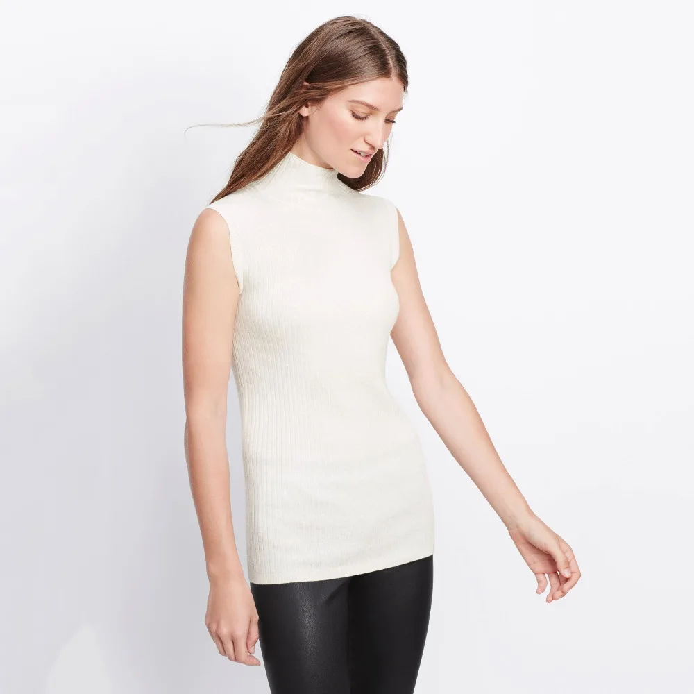 Koop laag geprijsde dutch set partijen – groothandel dutch 13stc5346 Lady Sleeveless Turtleneck Sweater Buy Mouwloze
