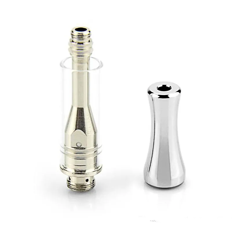 Crazy Selling China ceramic coil cbd cartridge 1.0ml glass atomizer leak proof good taste cbd cart for Canada