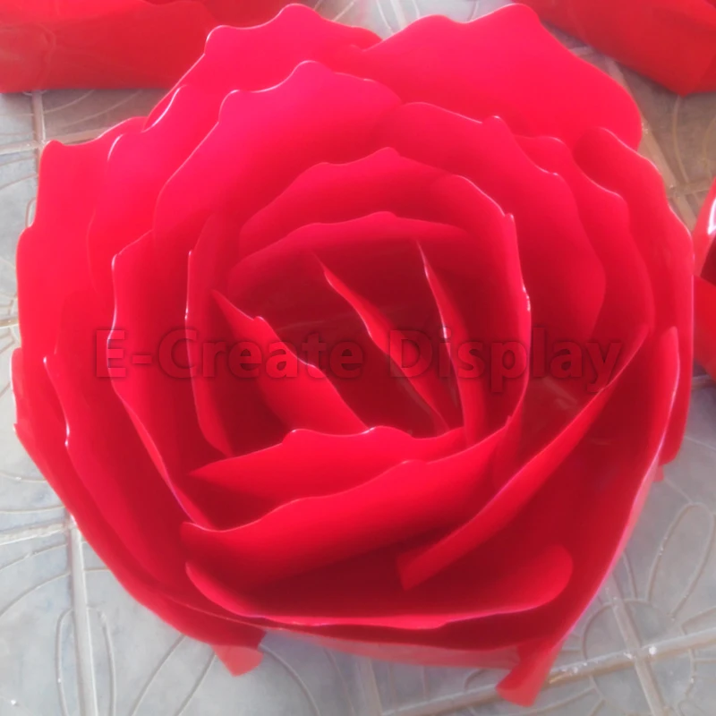 E-creative Luxury Decorative Pvc Flower Rose For Window Display - Buy ...