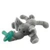 Animals Baby Pacifier Funny Pacifier Holder Stuffed Plush Animal Pacifier