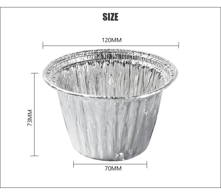 8011 Aluminium Foil Baking Container Cake Cups Bowl