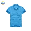 New Style Blank Short Sleeve Fashion T shirt Stock in Light Blue