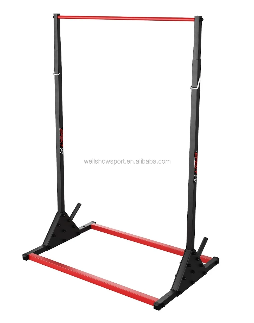 Wellshow Sport Gymnastics Parallette Bars Dip Station Dip Stands