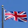 cheap vivid color knitted flag great britain